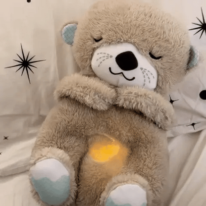 Breathing Teddy Bear with Soothing Music - zestymode