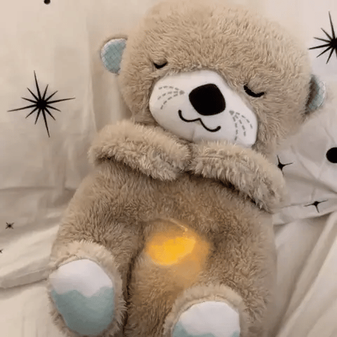 Breathing Teddy Bear with Soothing Music - zestymode
