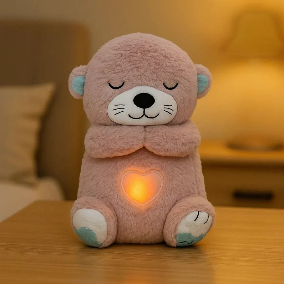 Breathing Teddy Bear with Soothing Music - zestymode