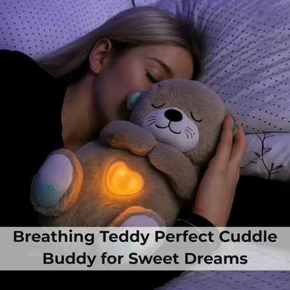 Breathing Teddy Bear with Soothing Music - zestymode