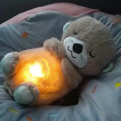 Breathing Teddy Bear with Soothing Music - zestymode